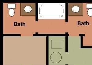 2 Bed - 1.5 Bath
